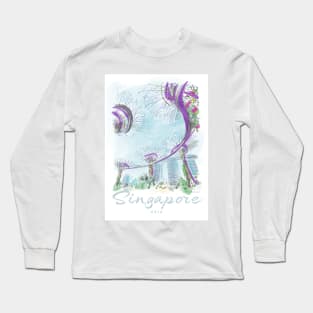 Singapore Gardens by the Bay Art Long Sleeve T-Shirt